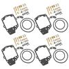 118 Pieces Carburetor Rebuild Kit with Gasket O Ring Valve Needle Jet Screw Spring Replacement for