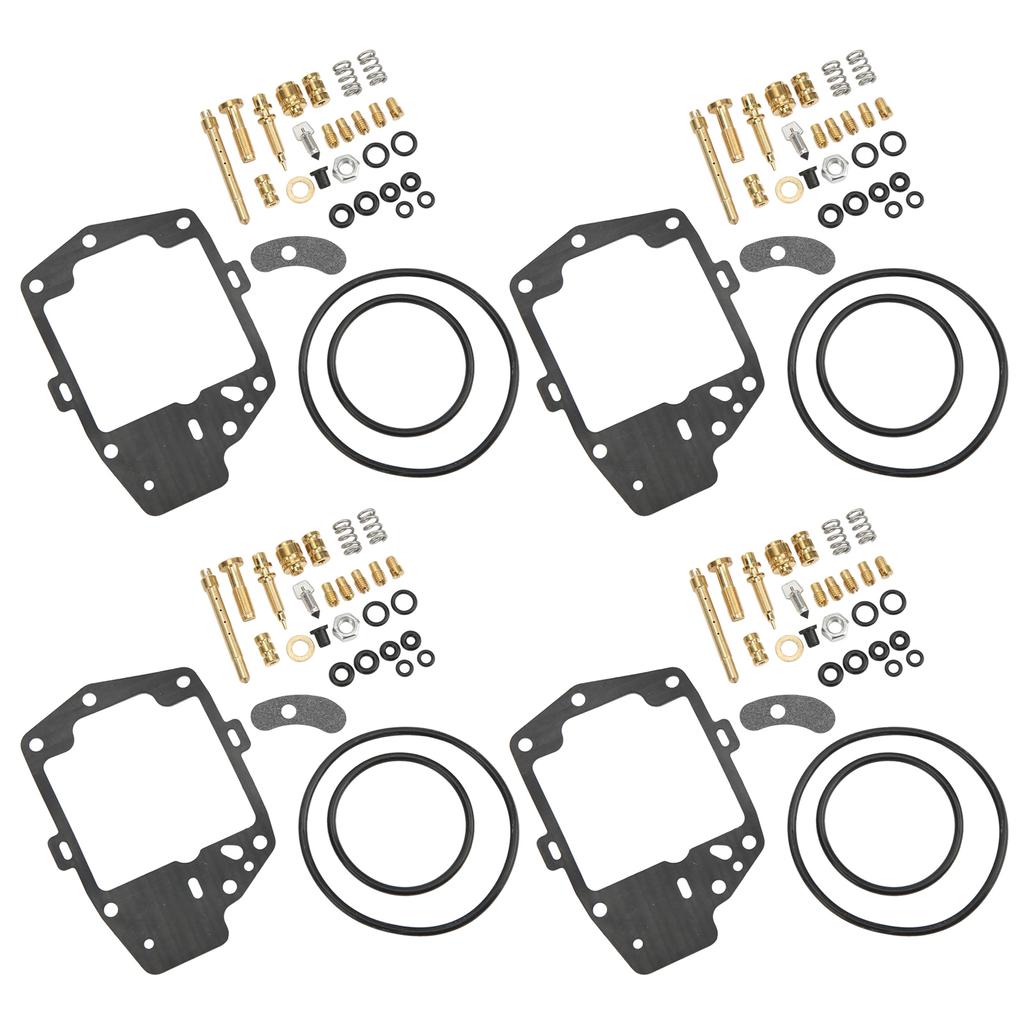 118 Pieces Carburetor Rebuild Kit with Gasket O Ring Valve Needle Jet Screw Spring Replacement for