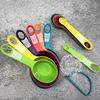 12-Piece Candy Color Measuring Cup & Spoon Set - Plastic Baking Tools