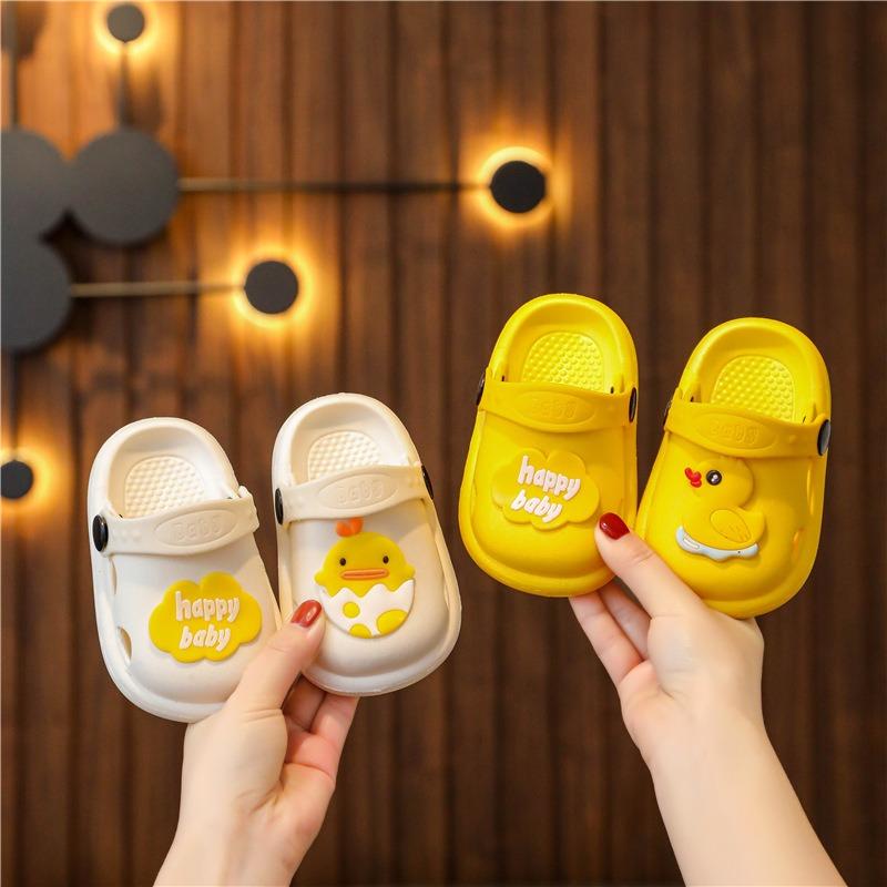 Children's Slippers Cartoon Baby Girl's Shoes Boy's Soft Sole Anti Slip Home Bathroom Slippers