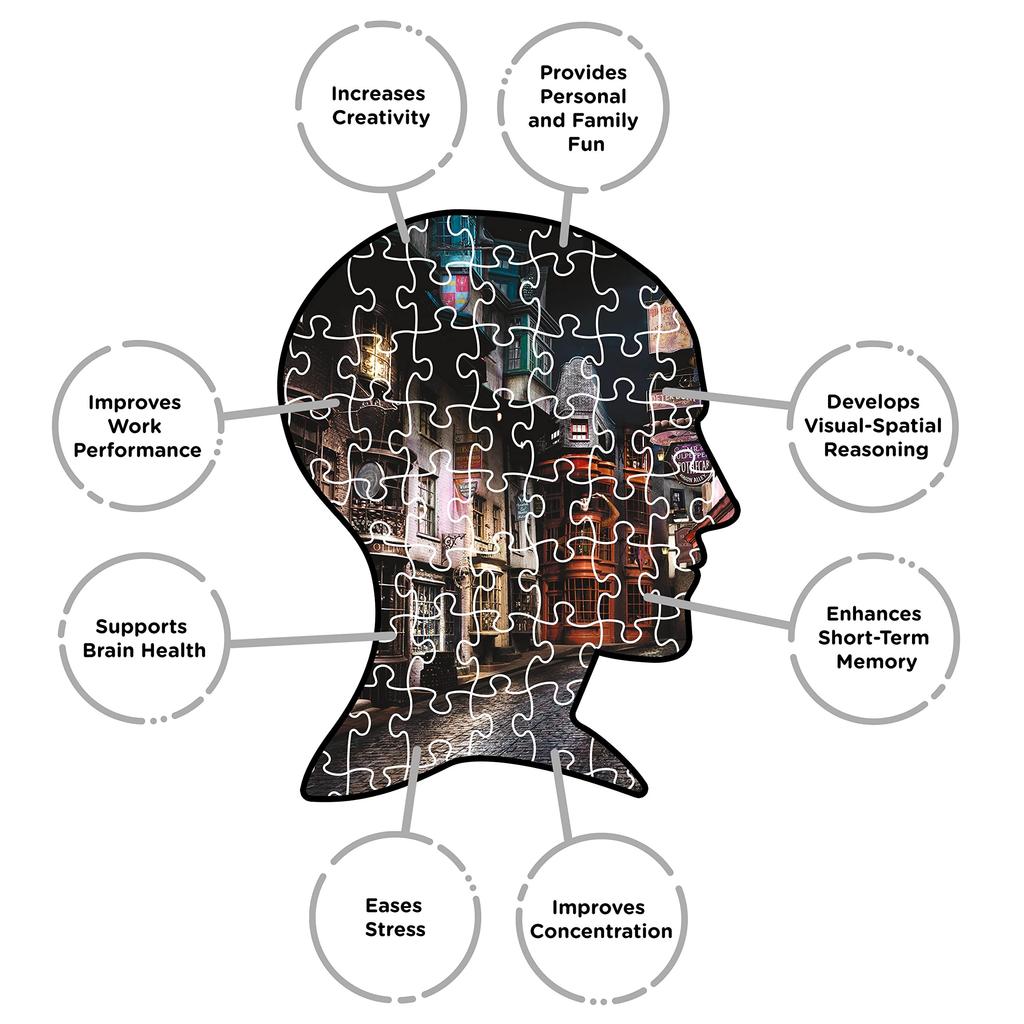 Aquarius Harry Potter Diagon Alley 1,000pc Puzzle