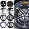 75mm for Mercedes Benz Car Wheel Hub Rim Center Sticker W203 W204 W205 W209 W210 W211 W212 W176 W166 W163 W221 Auto Decoration