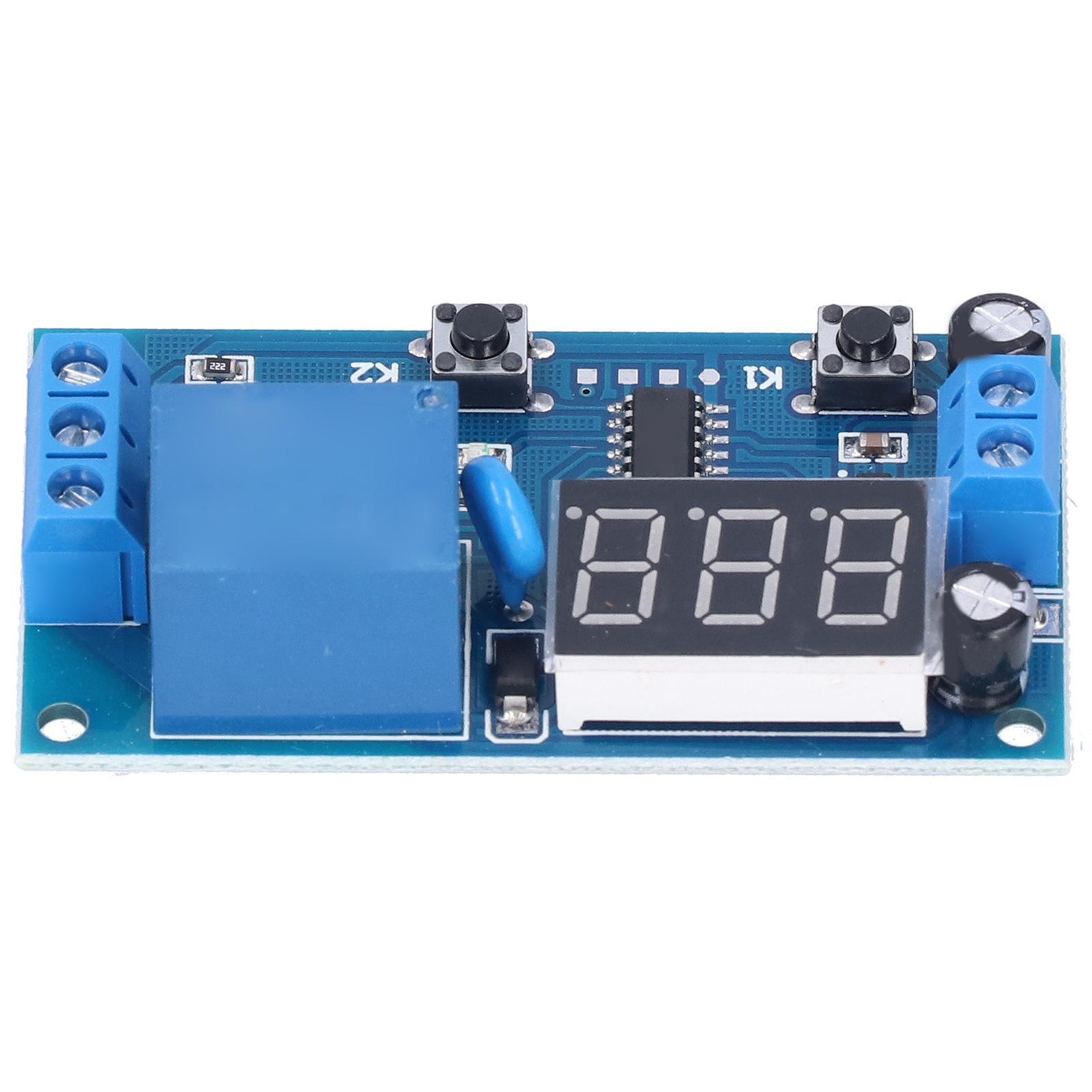 

Time Delay Relay Timer Controller Module Adjustable Countdown Control Switch 12V