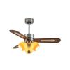 2026 Retro Ceiling Fan Light: Inverter Straight Blade for Living, Bedroom & Dining Rooms