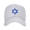 Punk Unisex Star Of David Israel Flag Baseball Cap Adult Israeli Pride Adjustable Dad Hat Women Men Hip Hop Snapback Caps