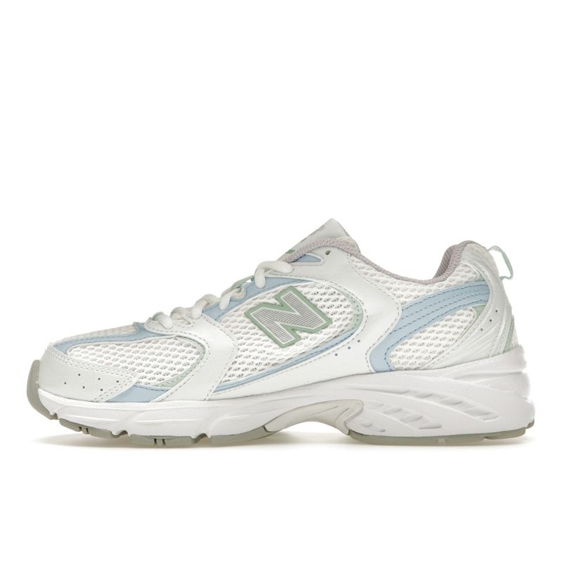 New Balance 530 Weiß Hell Chrom Blau Unisex Sneakers Clay-Ash MR530PC