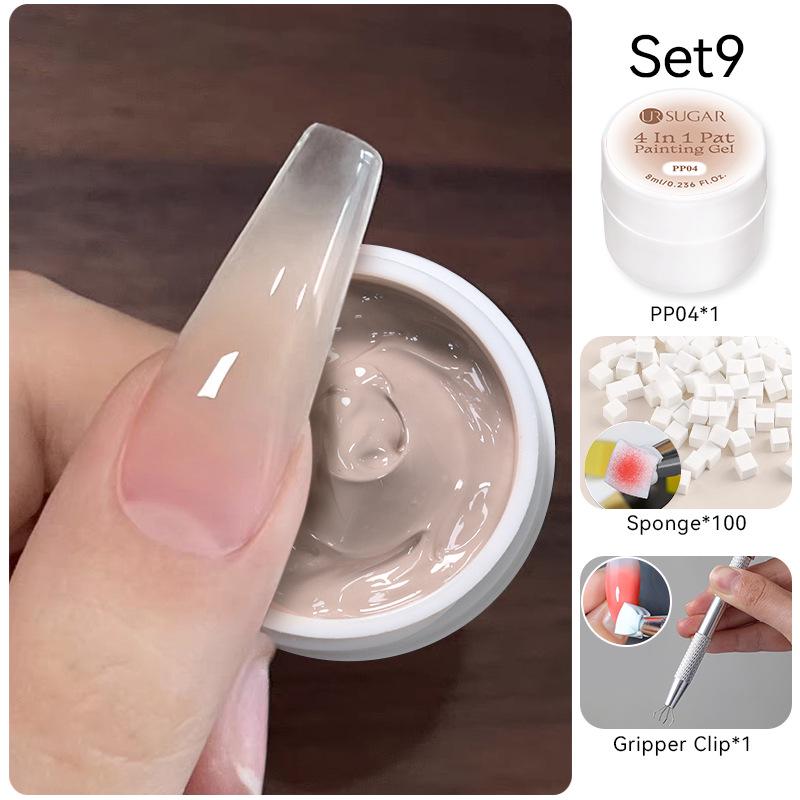 UR SUGAR Gel Pot: No-Wash Nail Art & Gradient Set