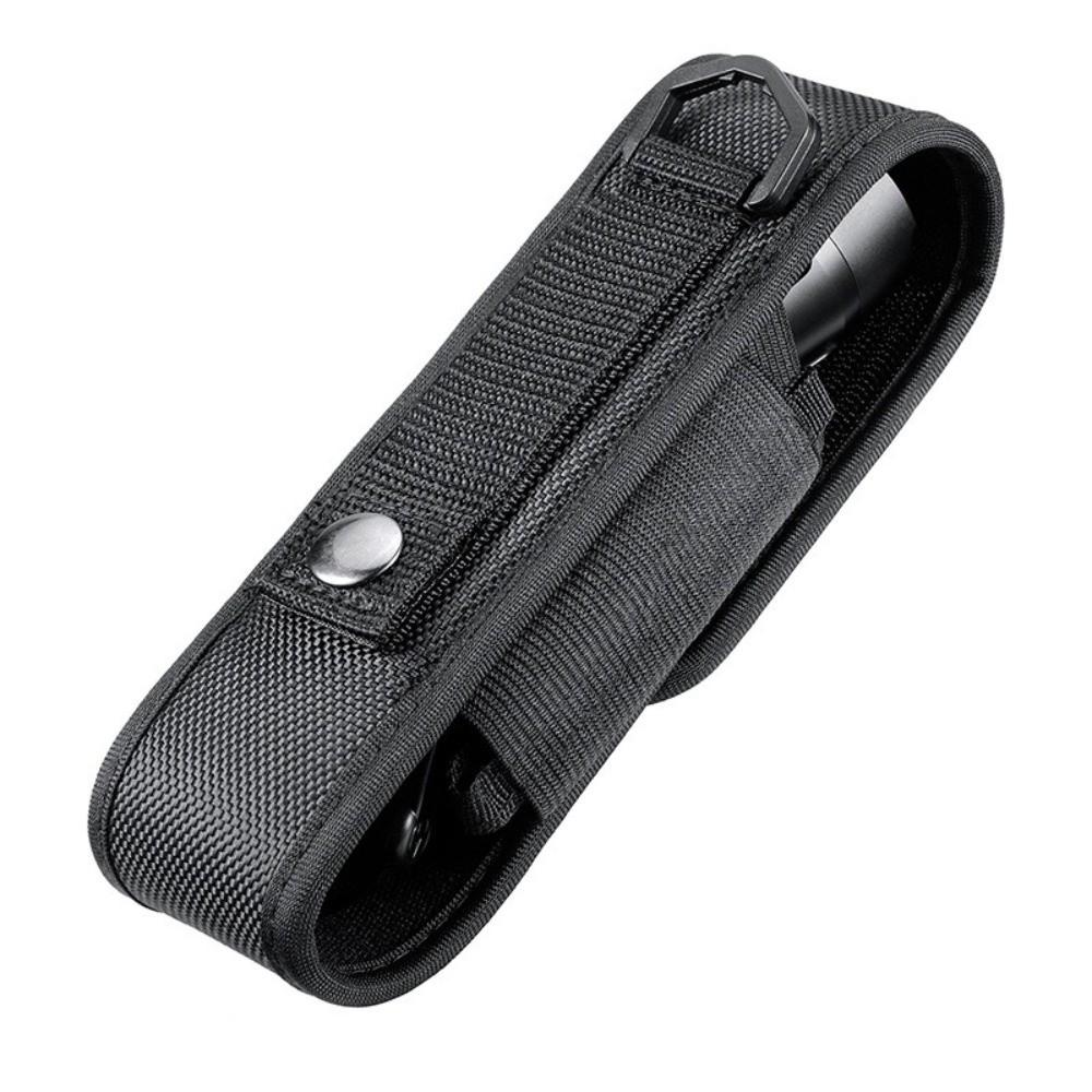 Adjustable LED Torch Pouch Hook and Loop Closure Nylon Torch Cover Flashlight Pouch Outdoor Use