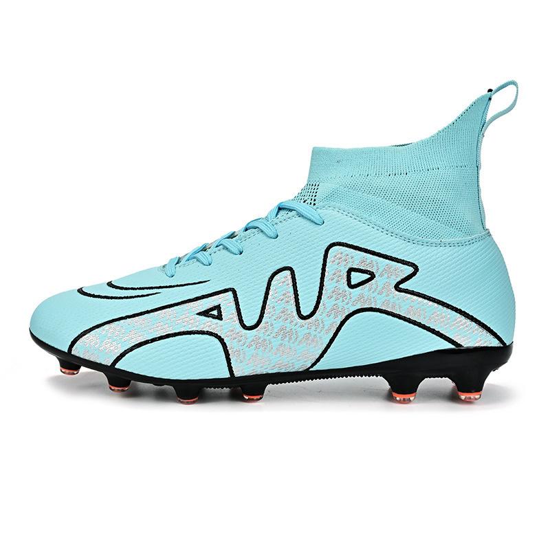 High-top Shoes Large-size Football Training Outdoor Youth Fashion Non-slip Men and Women Nails Long Broken 23 Breathable Price
