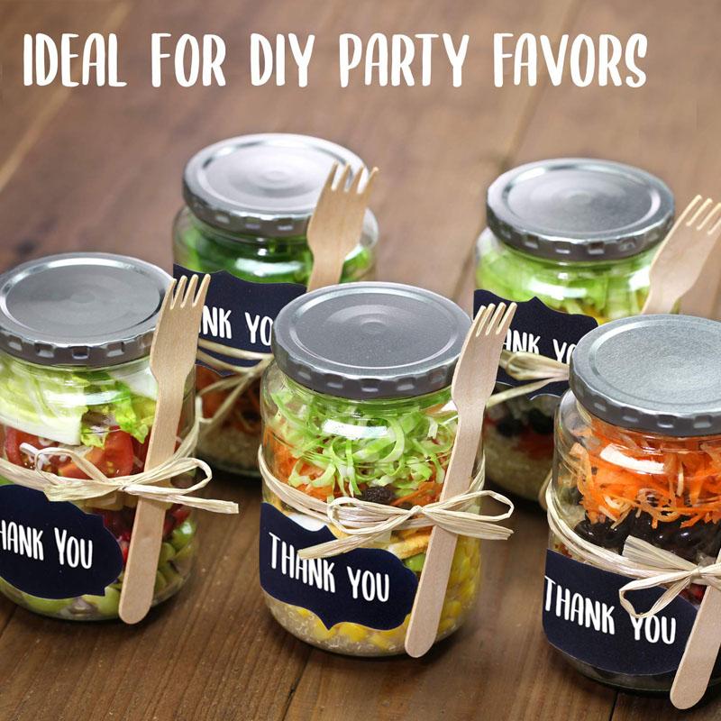 Waterproof Erasable Blackboard Sticker  Kitchen Spice Label Stickers Home Jars Bottles Tags Blackboard Labels With Marker Pen