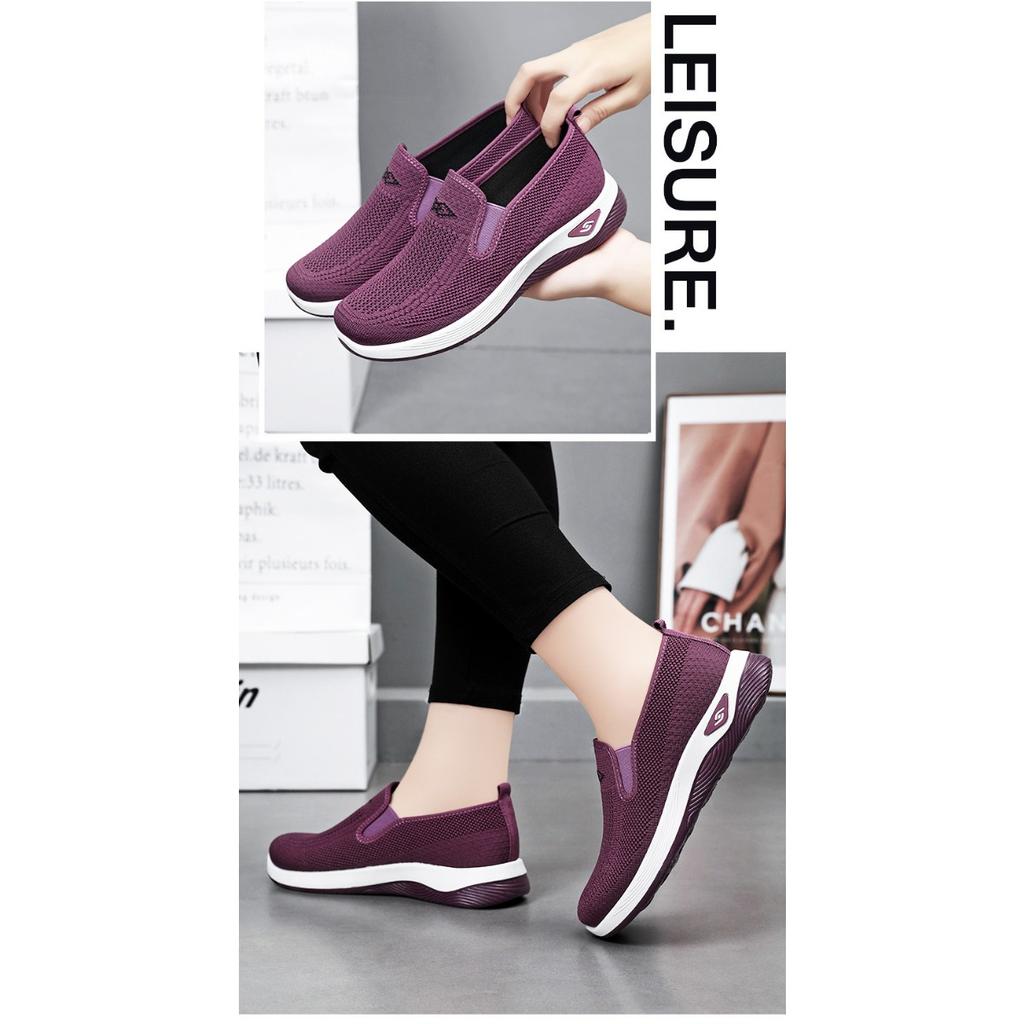 Women's Summer Breathable and Non Tiring Shoe Fabric, Lightweight and Comfortable Casual Shoes