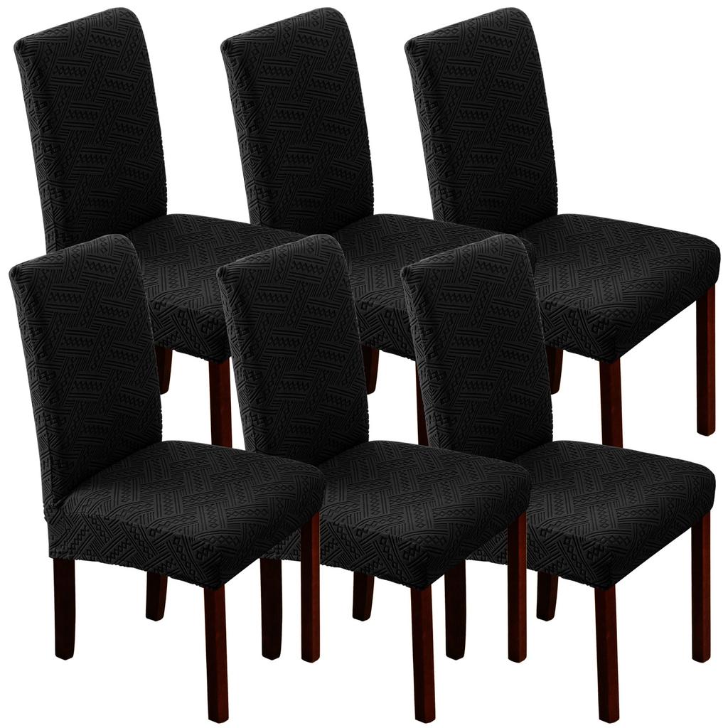 Geometric Jacquard Conventional Universal Chair Cover Knitted Elastic Household Dustproof and Stain-proof Cover Hotel Banquet Chair Cover