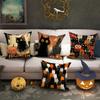 Halloween Cat Patterned Pillowcasesuitable For Sofa Car Bedroom Decorative Cushion Cover Pillow Cover