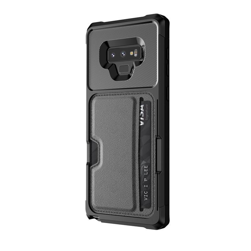 Samsung S26 Ultra Magnetic Leather Phone Case - Card Slot & Anti-Fall Protection for Note 20 Ultra