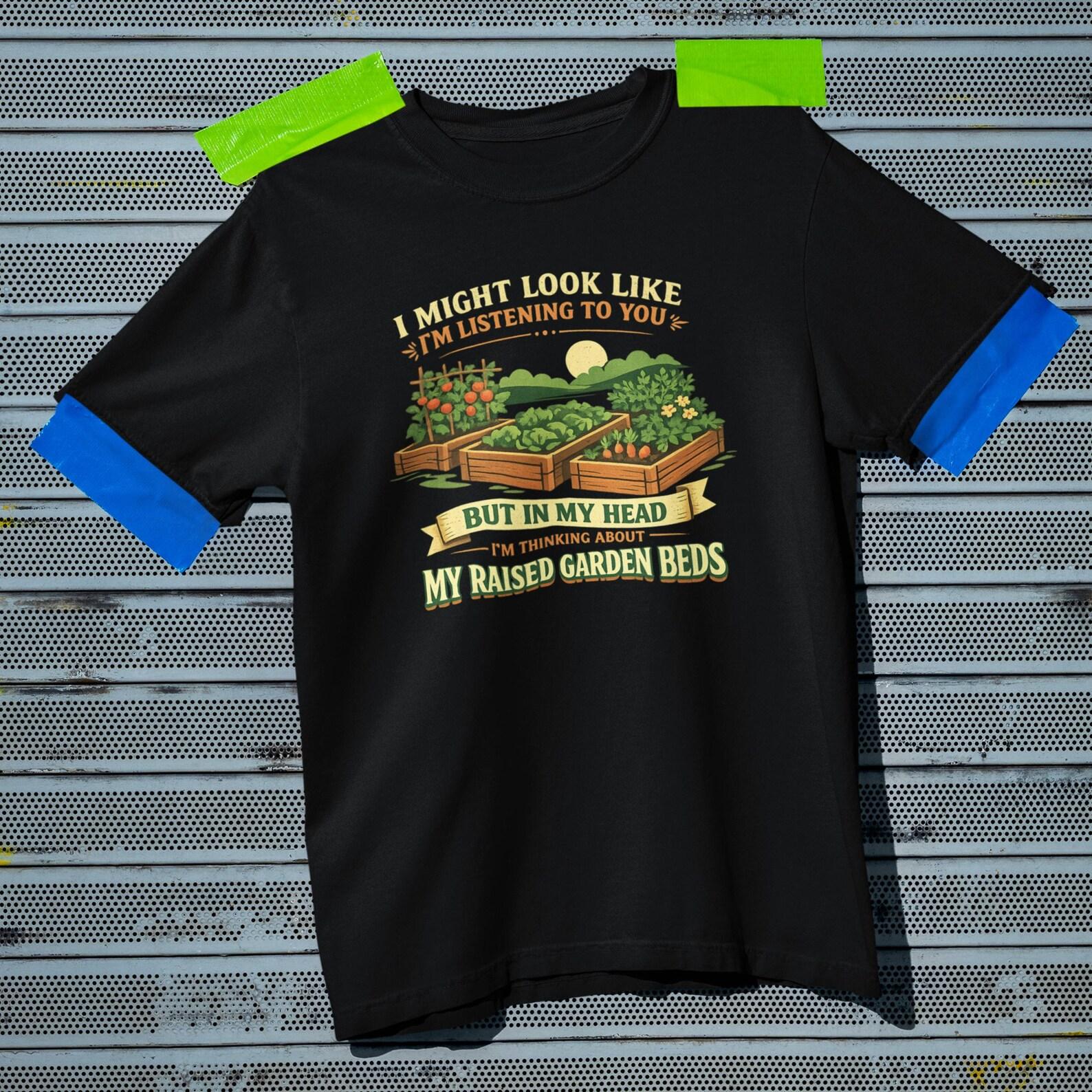 Raised Garden Beds Shirt Funny Gardener Tee Comfort Colors 3XL