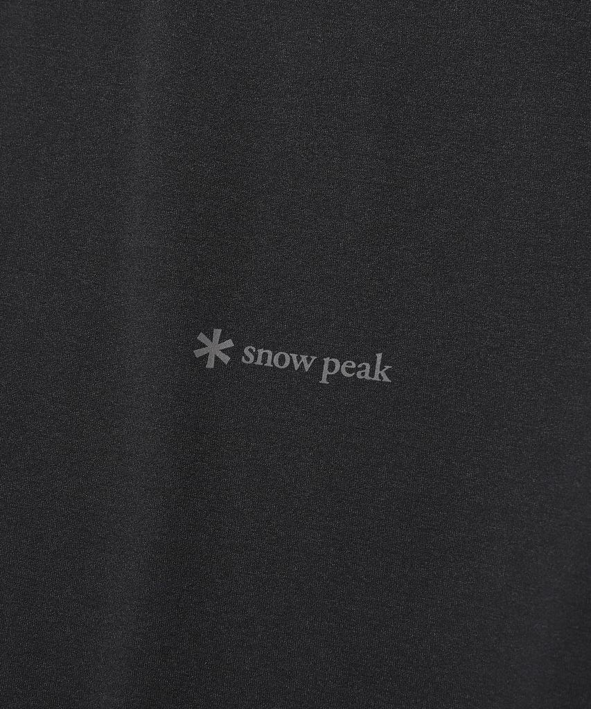 Snow Peak Quick-Dry Lettering S/S T-Shirt GS-S26MMTTS18 T-shirt, Short Sleeve, Men's/Women's, DARK CHARCOAL, 2XL