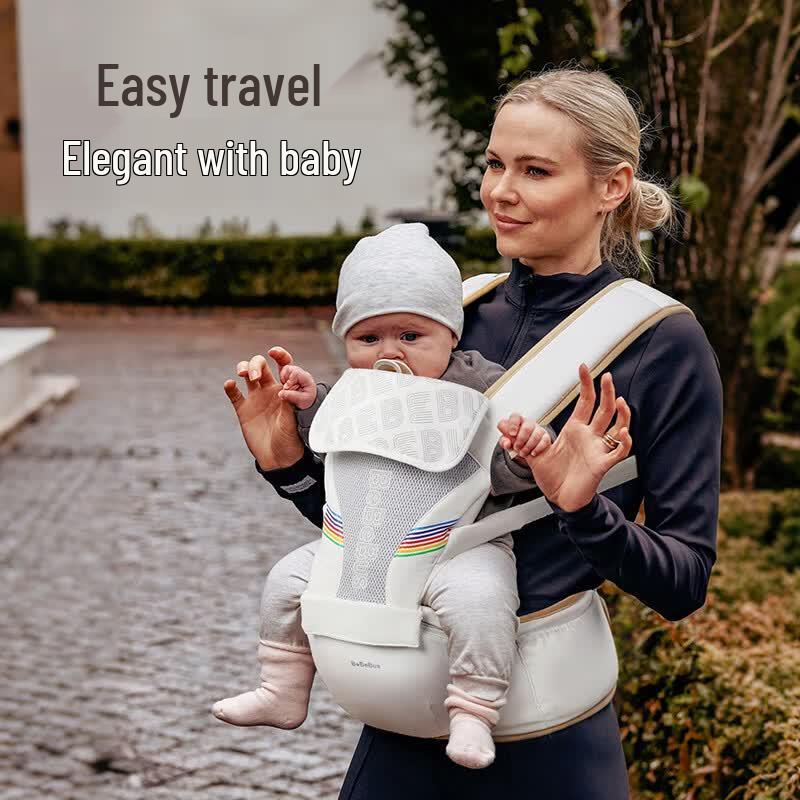 Bebebus Lightweight All-Season Baby Carrier with Hip Seat