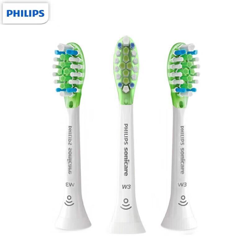 Philips Náhradní hlavice Sonicare W3 Premium White (3-balení) CN zástrčka (adaptér součástí dodávky)