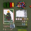 Christmas Doll Diy Material Bag Crochet Set for Beginners Christmas Crochet Kit for Beginners Diy Material Bag with Hooks Yarns
