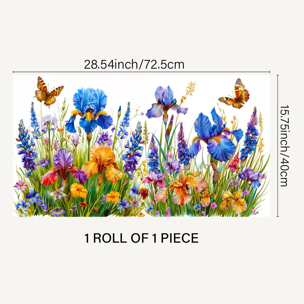 Feuchtigkeitsbeständige und ölabweisende Glasfolie Transparent Niedrigviskoser entfernbarer Kleber Fensteraufkleber Keine Kleberückstände Glasaufkleber