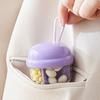 Transparent 4 Grids Pill Cases Visible Pill Box Lightweight Mini Pill Storage Box  Travel