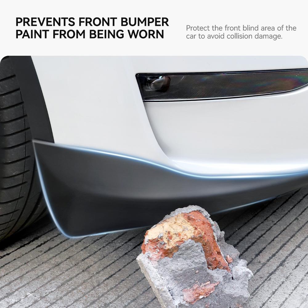 YZ Für Tesla Model Y 2025-2025 Frontstoßstange Antikollisionsleiste TPE Front Ecklippe Schutzabdeckungen Auto Zierleisten Zubehör