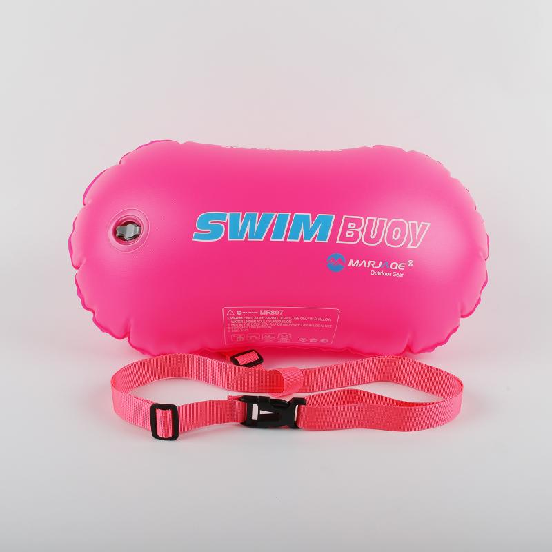 Swimming Pool Buoy Tow Floats Inflatable Life Saving Swim Buoy Pvc Inflated Air Drying Bag Drift Bag Pool Accessory Open Water