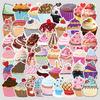 50 cupcakes doodle stickers water cup suitcase waterproof decorative stickers creative DIY stationery stickers
