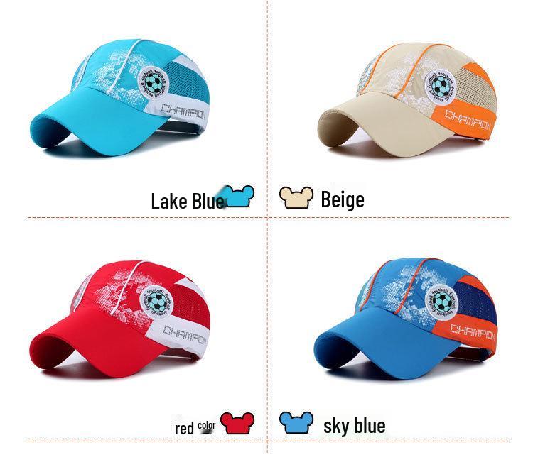 Zhen Yue Qi Koreanischer Sommer Schnelltrocknendes Wasserdichtes Netzmützen für Kinder