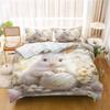 Lucky Rabbit Anime Duvet Cover Children'S Bedding Pillowcase Printed Children Adult Set Queen Size Reactive Printing Quilt