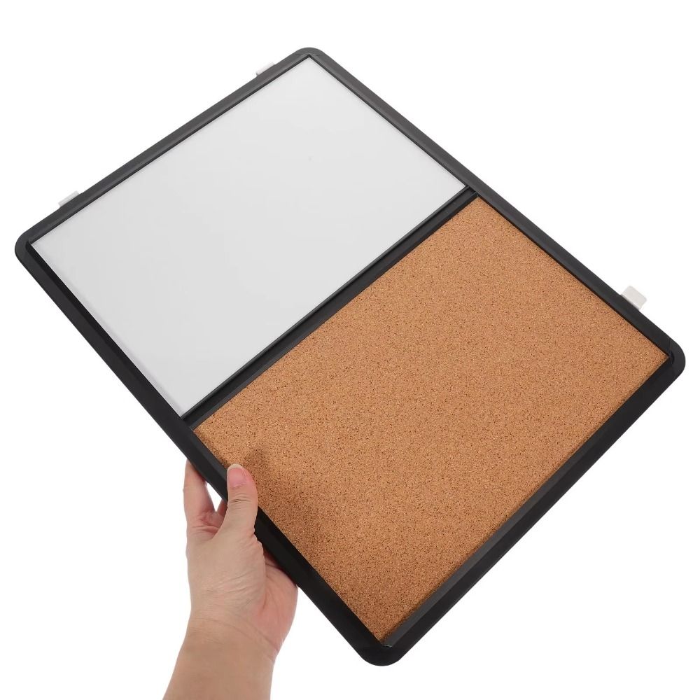 Rotate Stand Cork Message Board Magnetic Soft Cork Whiteboard Notice Pin Board Set  Study