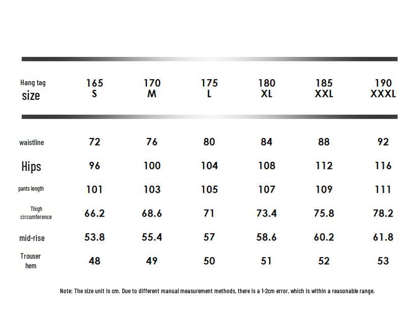 GXG Men's Black Straight-Leg Trousers