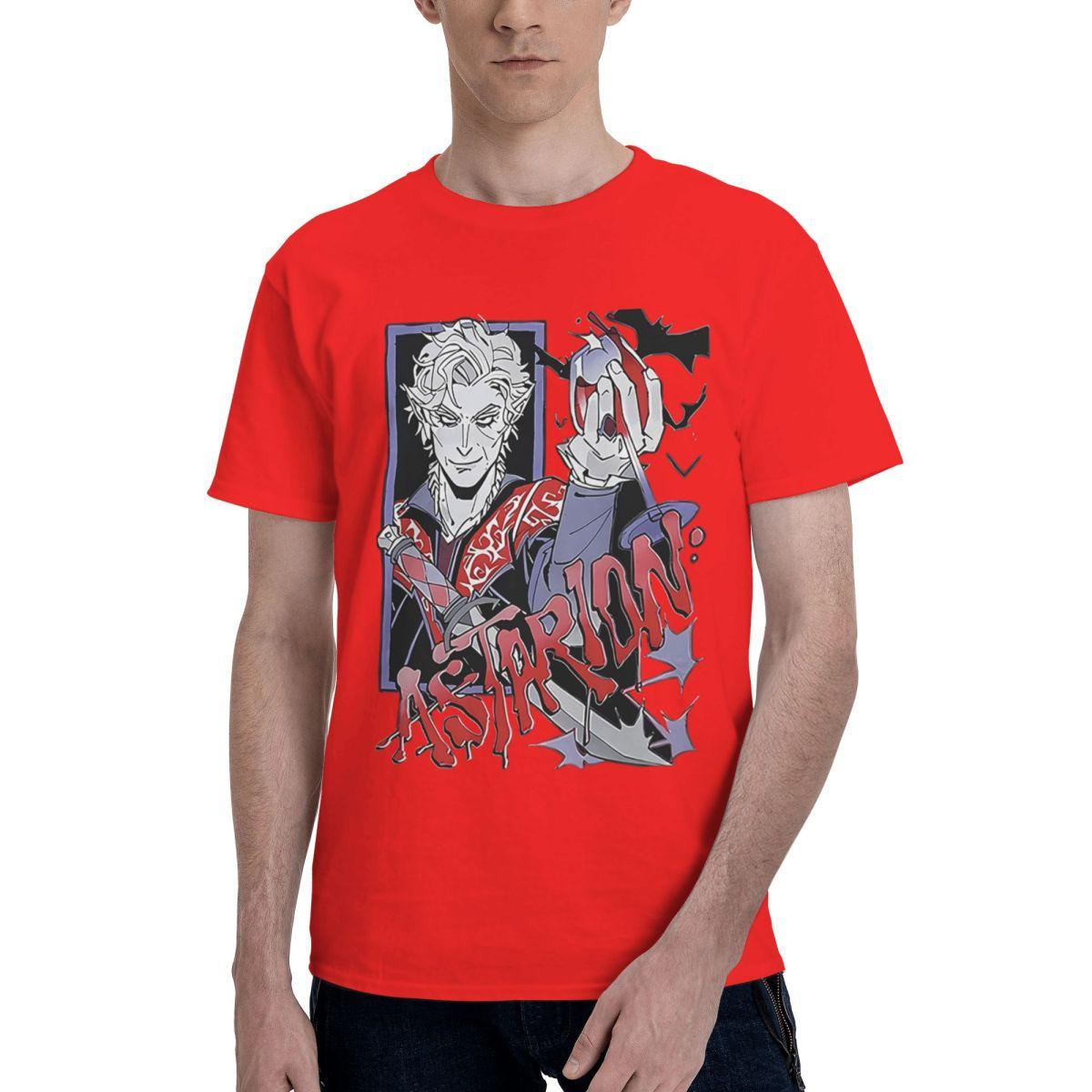 Astarion BaldurS Gate 3 100 Cotton Casual Breathable Confortable Top Football Shirts 2025 Mens Tops S