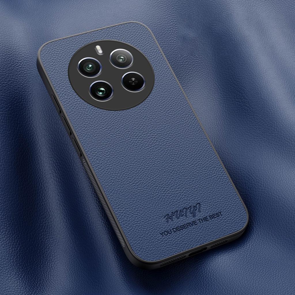 Leather Phone Case for Oppo Realme 11 12+ Pro Plus 11x C67 C63 C61 Car Magnetic Holder Full Lens Silicone Protection Phone Cover