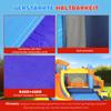 8-in-1 Bounce House with Blower Slide Splash Pool Trampoline Climbing Wall for Indoor Outdoor 350x325x210cm Multicolor