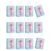 Set Of 12 Mermaids Design Gift Wrapping Bags Party Favors Bags with Handle for Weddings and Festives Gatherings