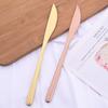 6 PCS Stainless Steel Rainbow Steak Knife Sharp Table Knives Set Restaurant Cutlery Dinner Knife Black Dinnerware Set