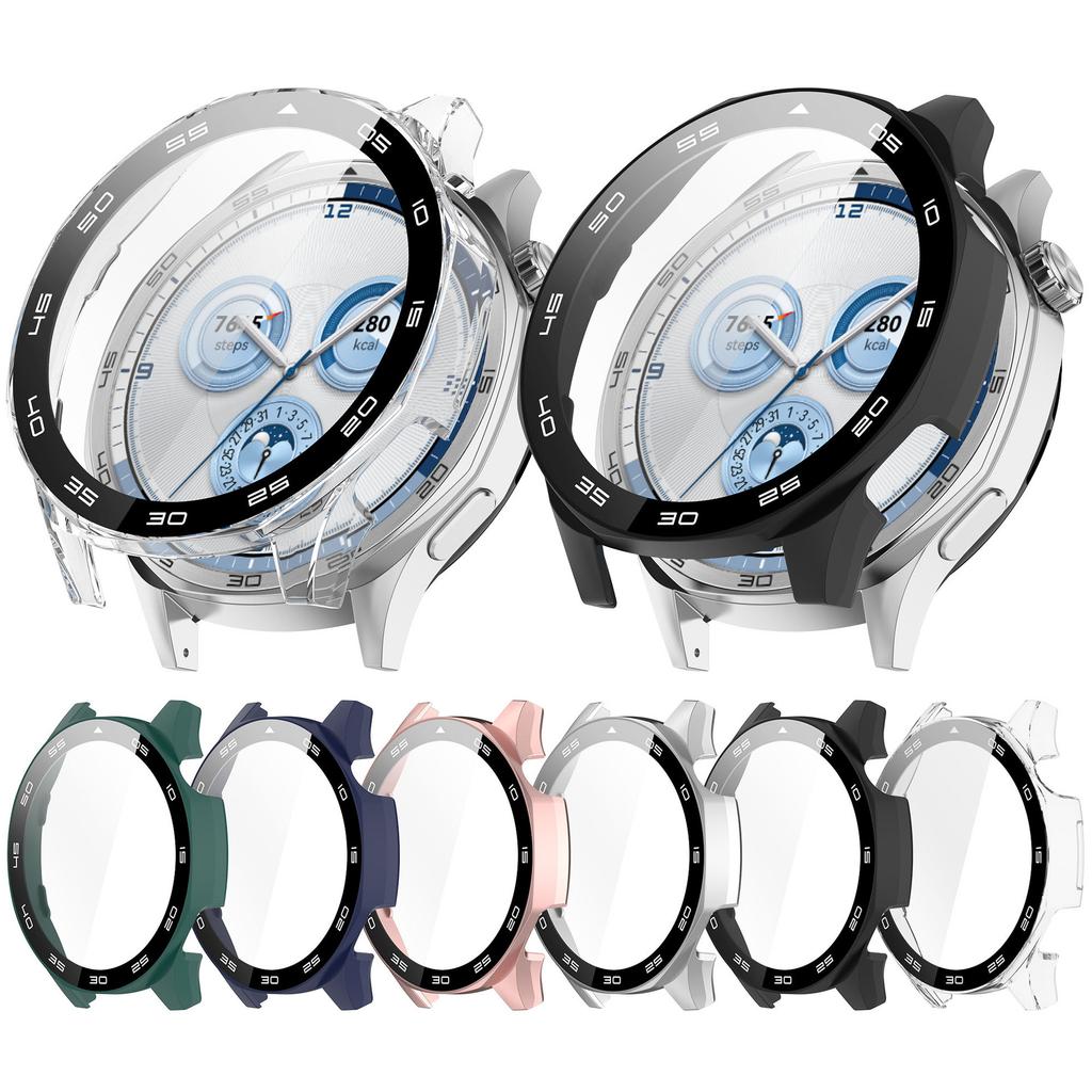 PC +Tempered Glass Case For Huawei Watch GT 5 Pro 46mm / GT5 46MM Full Cover Screen Protector Bumper for Huawei Watch GT 5Pro