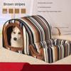 Pet Large Dog House Fully Detachable and Washable Pet Kennel Cylindrical Portable Dog Room Golden Hair Room Kennel