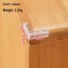 Teardrop-Shaped Transparent Silicone Corner Protectors for Furniture - Child Safety Soft Edge PVC Guards
