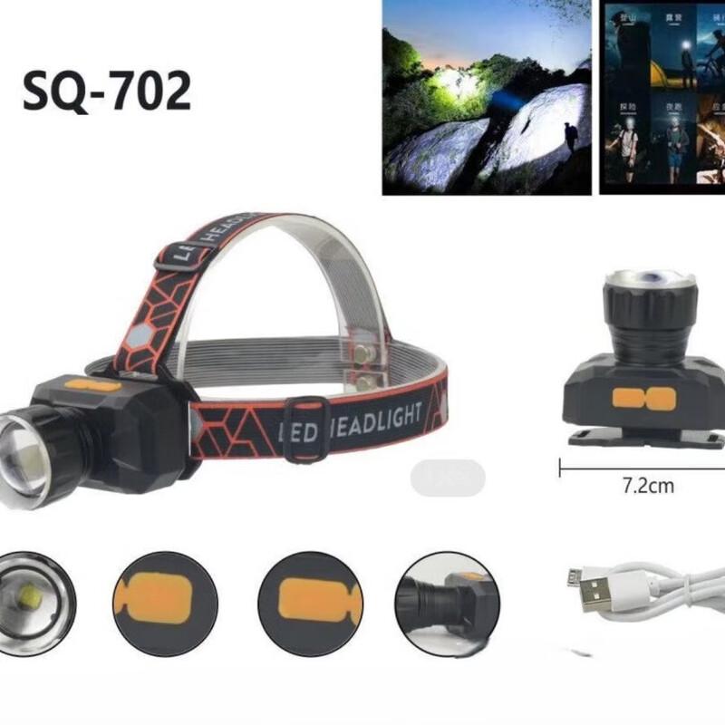 UOSU SQ-702 Rechargeable LED Zoom Headlamp