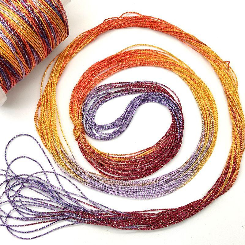 

Сделай сам Звездное небо Секционно окрашенный Разноцветный Плетеный Веревочный Брелок Прядь Nine Purple Fire -12 Shares