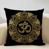 Mandala Sofa Decorative Throw Pillow Case, Hamsa Cushion Cover, Home Living Room Pillow Cover, 45x45cm