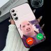 John Pork Is Calling Answer Call Phone Case For Samsung Galaxy S21 S22 S23 S24ULTRA S25ULTRA FE Ultra Plus5G A52S S26 Soft Cover