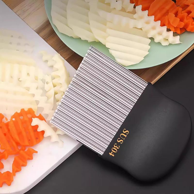 Wolf Potato Slicer Stainless Steel Corrugated Potato Slicer French Fry Cutter