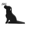 Heavy Duty Wedge Non-Slip Decorative Doorstop, 3D Printed Animal Door Wedge, Cat Functional Shaped Decor Puppy Design Stopper for Bedroom Home Sturdy