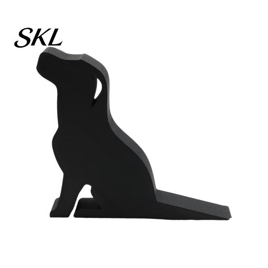 Heavy Duty Wedge Non-Slip Decorative Doorstop, 3D Printed Animal Door Wedge, Cat Functional Shaped Decor Puppy Design Stopper for Bedroom Home Sturdy