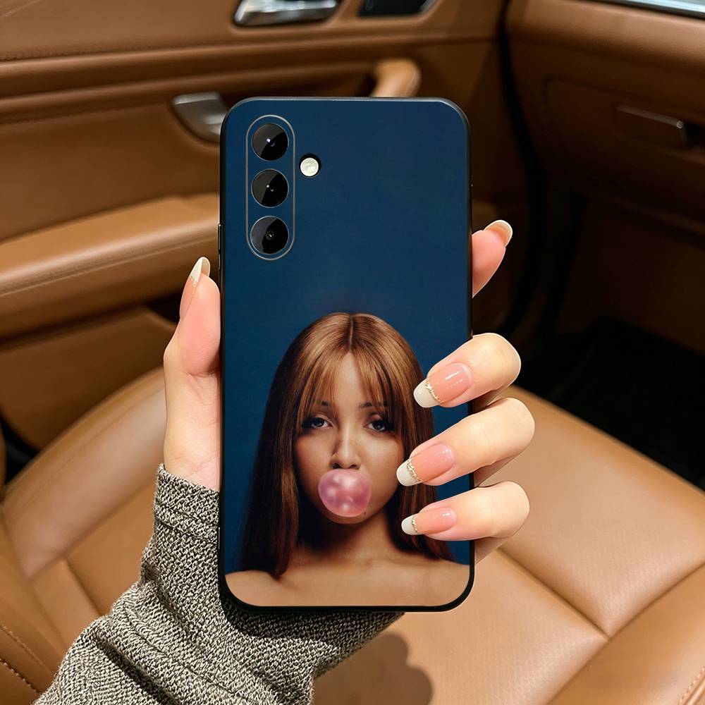 Street Mix PinkPantheress Phone Case For Samsung Galaxy A73,A71 A72,A70,A53,A52,A51,Soft Silicone Black Cover