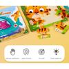 9-Piece Wooden Children'S Jigsaw Puzzle Toy For Early Childhood Education Cartoon Animal Transportation Cognitive Puzzle