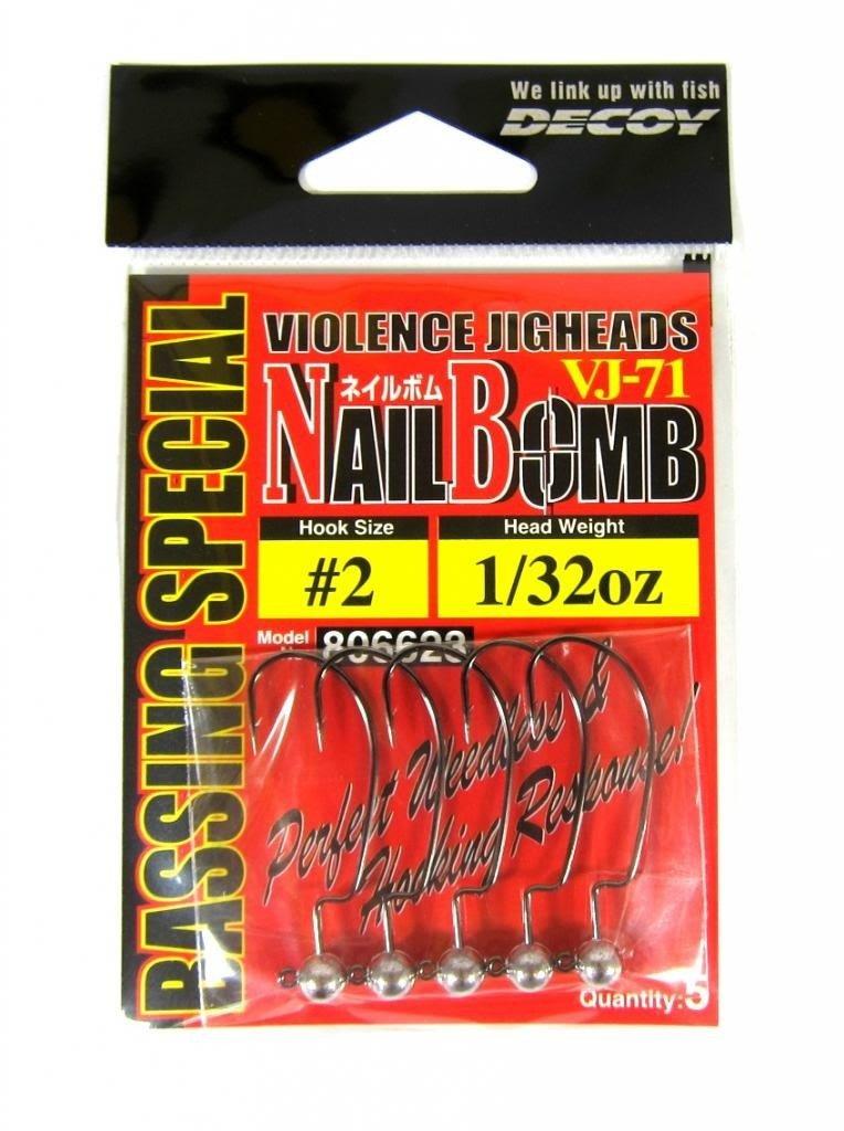 KATSUICHI DECOY Nail Bomb VJ-71 1/8oz #1/0 1/8oz-#1/0